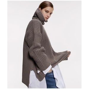 NWT Zara Limited Ed Cashmere Turtleneck Sweater